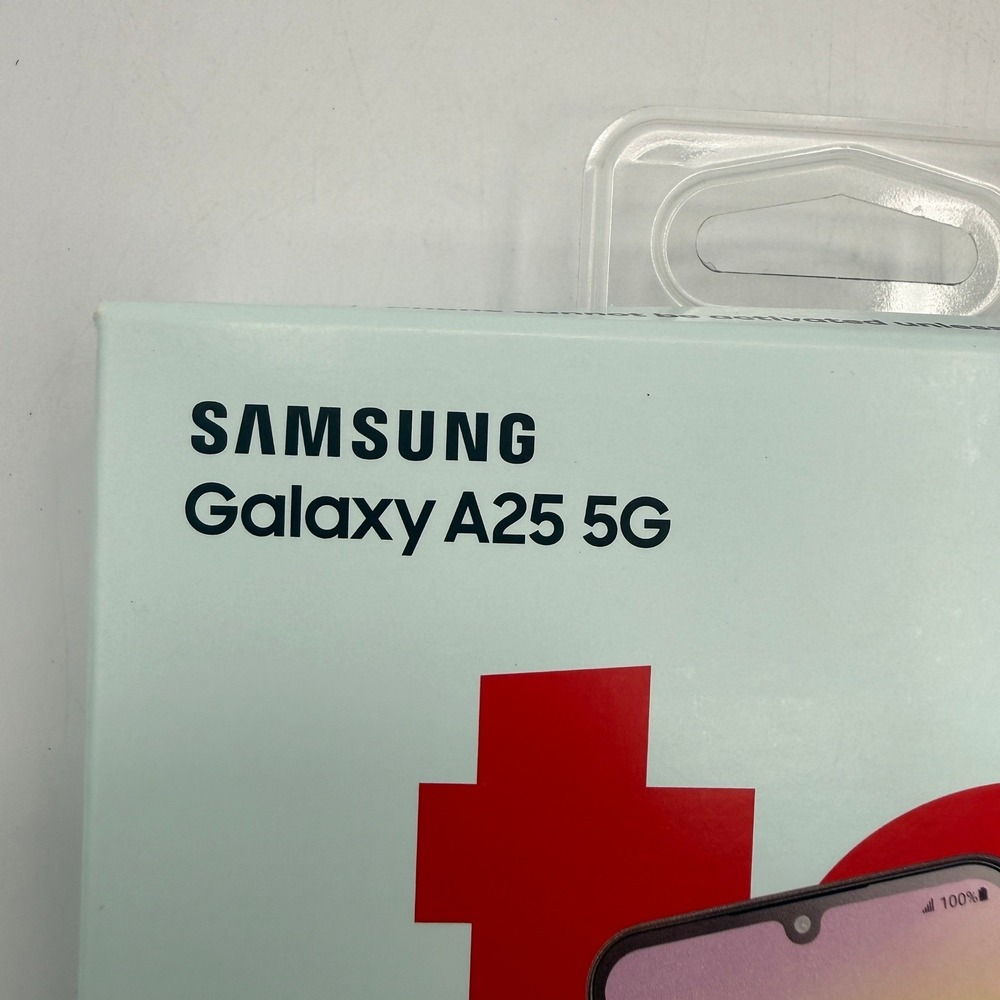 Samsung Galaxy A25 5G 128GB Total Wireless Smartphone Blue Black SM-A256V NEW - Picture 2 of 6
